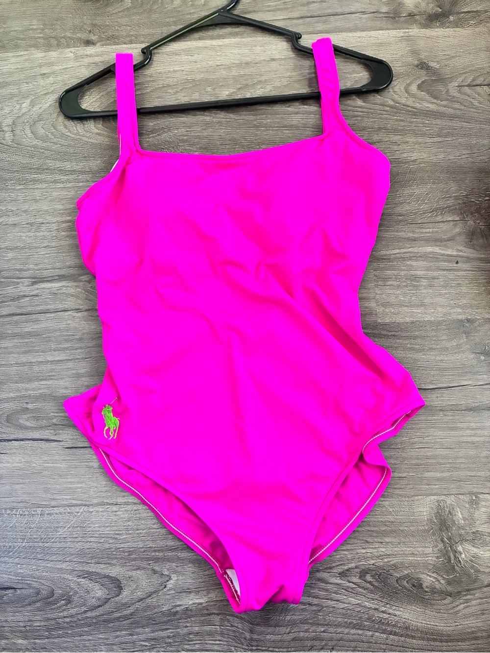 Polo by Ralph Lauren Hot Pink Girls' One-Piece Swimsuit